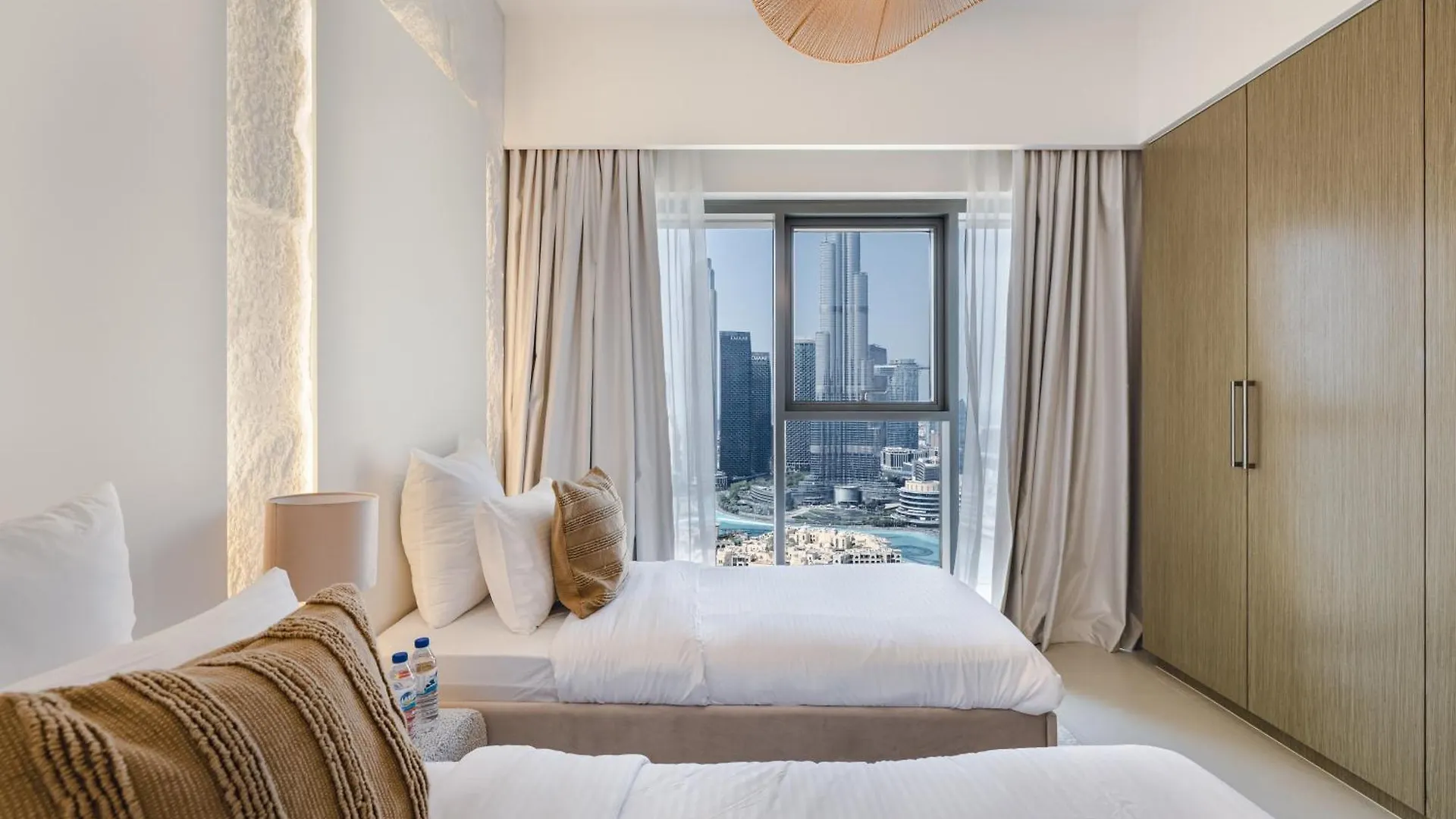 A-Living Prime 3Br Apartment With Burj Khalifa & Fountain View Dubaj