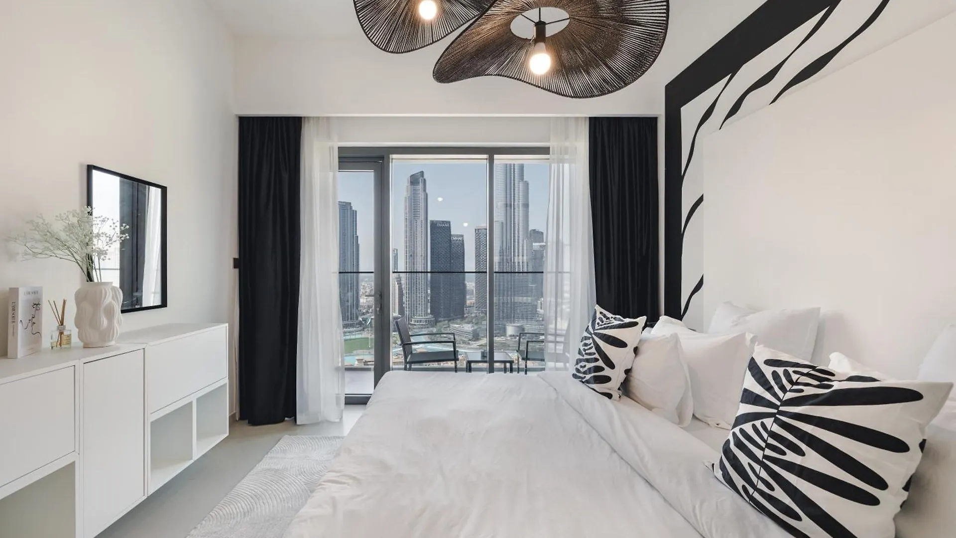 A-Living Prime 3Br Apartment With Burj Khalifa & Fountain View Dubaj